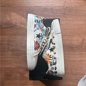 Converse One Star Much love - Floral Graphic Low-Top Sneakers - Multicolor